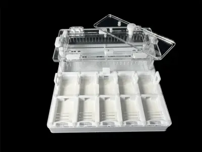 Мурашина ферма ANTMART Grid White 200х200 (Варіант Б) — гіпс Г-23 і PETG