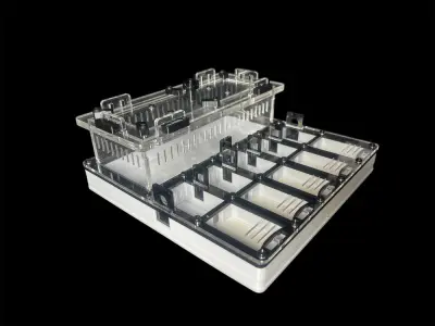Мурашина ферма ANTMART Grid Black 200х200 (Варіант А)