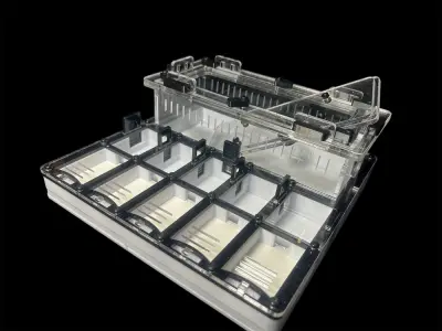 Мурашина ферма ANTMART Grid Black 200х200 (Варіант А)