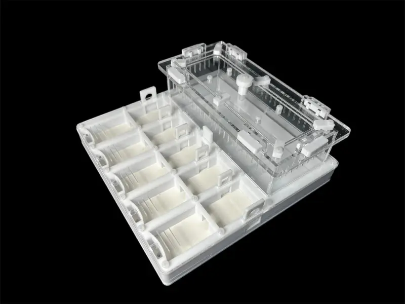 Мурашина ферма ANTMART Grid White 200х200 (Варіант Б) — гіпс Г-23 і PETG