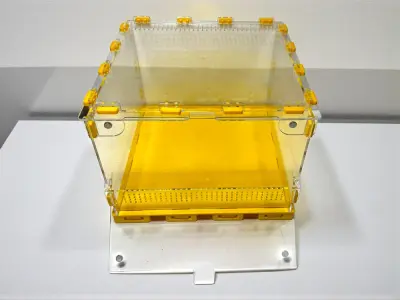 Тераріум ANTMART Yellow 300х300х200 мм с магнитной дверцей і PETG дном