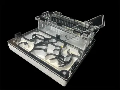 Мурашина ферма Origin Black 200х200 с гіпсом Г23 из PETG (Варіант А)