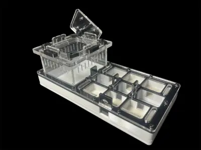 Мурашина ферма ANTMART Apex Black А (220х110 мм)