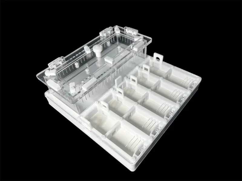Мурашина ферма ANTMART Grid White 200х200 (Варіант Б) — гіпс Г-23 і PETG