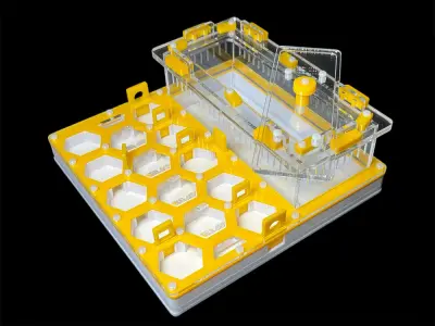 Мурашина ферма ANTMART Соти Yellow Б 200х200 мм