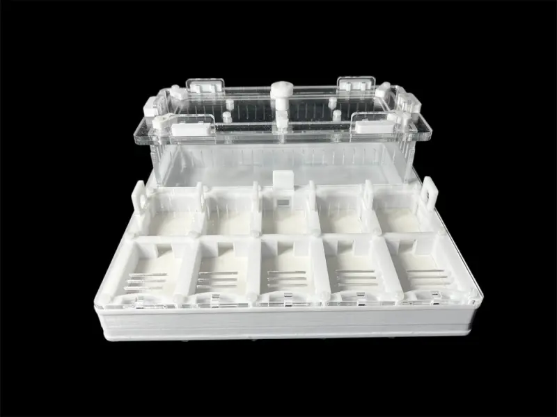Мурашина ферма ANTMART Grid White 200х200 (Варіант Б) — гіпс Г-23 і PETG