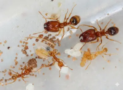 Pheidole flaveria — Великоголова золотиста мураха — 5 маток і 20-300 робочих