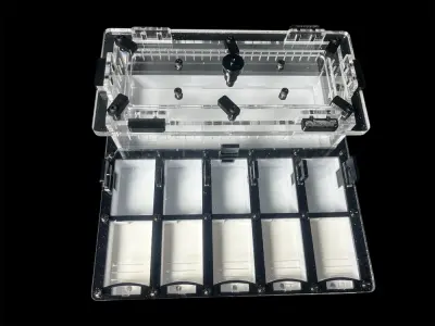 Мурашина ферма ANTMART Grid Black 200х200 (Варіант А)