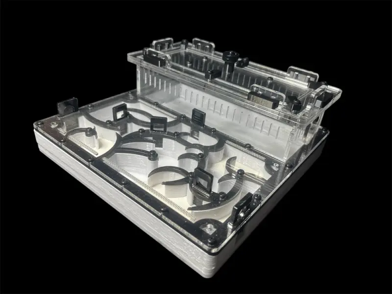 Мурашина ферма Origin Black 200х200 с гіпсом Г23 из PETG (Варіант А)