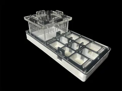 Мурашина ферма ANTMART Apex Black А (220х110 мм)
