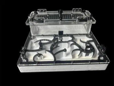 Мурашина ферма Origin Black 200х200 с гіпсом Г23 из PETG (Варіант А)